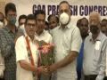 Goa Independent MLA Prasad Gaonkar joins Congress - Hindi News | Goa Independent MLA Prasad Gaonkar joins Congress | Latest national News at Lokmattimes.com