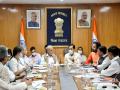 Inter-ministerial preparatory meeting held for International Day of Yoga - Hindi News | Inter-ministerial preparatory meeting held for International Day of Yoga | Latest national News at Lokmattimes.com