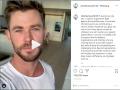Chris Hemsworth pledges 1 million dollars towards Aussie bushfires relief efforts - Hindi News | Chris Hemsworth pledges 1 million dollars towards Aussie bushfires relief efforts | Latest entertainment News at Lokmattimes.com