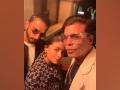 Karan Johar enjoys night out with 'Rocky Aur Rani Ki Prem' cast members Ranveer Singh, Alia Bhatt - Hindi News | Karan Johar enjoys night out with 'Rocky Aur Rani Ki Prem' cast members Ranveer Singh, Alia Bhatt | Latest entertainment News at Lokmattimes.com