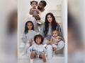 Kim Kardashian had to edit North West into family Christmas card photo - Hindi News | Kim Kardashian had to edit North West into family Christmas card photo | Latest entertainment News at Lokmattimes.com