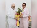 Uttarakhand CM Dhami meets Amit Shah in Delhi - Hindi News | Uttarakhand CM Dhami meets Amit Shah in Delhi | Latest national News at Lokmattimes.com