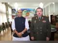 Rajnath Singh meets Tajik counterpart, holds discussions on expanding defence cooperation - Hindi News | Rajnath Singh meets Tajik counterpart, holds discussions on expanding defence cooperation | Latest international News at Lokmattimes.com