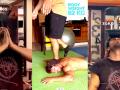 Vidyut Jammwal's mantra to sexy neck is balancing 30 kg on forehead - Hindi News | Vidyut Jammwal's mantra to sexy neck is balancing 30 kg on forehead | Latest international News at Lokmattimes.com