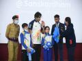 Neeraj Chopra enthrals students from 75 schools at Sanskardham in Ahmedabad - Hindi News | Neeraj Chopra enthrals students from 75 schools at Sanskardham in Ahmedabad | Latest other-sports News at Lokmattimes.com