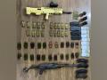 Huge cache of arms, ammunition with cash recovered from vehicle in J-K; two arrested - Hindi News | Huge cache of arms, ammunition with cash recovered from vehicle in J-K; two arrested | Latest national News at Lokmattimes.com