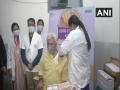 J-K LG Manoj Sinha gets first dose of COVID-19 vaccine - Hindi News | J-K LG Manoj Sinha gets first dose of COVID-19 vaccine | Latest national News at Lokmattimes.com