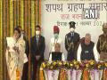 Govind Ram Meghwal, Shakuntala Rawat take oath as cabinet ministers in Rajasthan government - Hindi News | Govind Ram Meghwal, Shakuntala Rawat take oath as cabinet ministers in Rajasthan government | Latest politics News at Lokmattimes.com