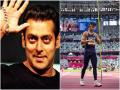 Salman Khan congratulates Neeraj Chopra for winning gold in Tokyo Olympics - Hindi News | Salman Khan congratulates Neeraj Chopra for winning gold in Tokyo Olympics | Latest entertainment News at Lokmattimes.com