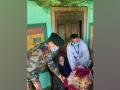 Indian Army Northern Command felicitates 120-year-old for taking COVID-19 vaccine jab - Hindi News | Indian Army Northern Command felicitates 120-year-old for taking COVID-19 vaccine jab | Latest national News at Lokmattimes.com