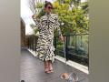 Priyanka Chopra turns 'white tiger,' her dog Diana turns 'her cub' - Hindi News | Priyanka Chopra turns 'white tiger,' her dog Diana turns 'her cub' | Latest entertainment News at Lokmattimes.com