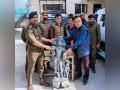 Three-headed idol of Lord Vishnu recovered in J-K - Hindi News | Three-headed idol of Lord Vishnu recovered in J-K | Latest national News at Lokmattimes.com
