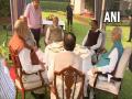 PM Modi, VP Naidu, Rajnath Singh, Amit Shah, JP Nadda meet LK Advani on his 94th birthday - Hindi News | PM Modi, VP Naidu, Rajnath Singh, Amit Shah, JP Nadda meet LK Advani on his 94th birthday | Latest national News at Lokmattimes.com