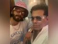 Karan Johar, Ranveer Singh discuss fashion trends - Hindi News | Karan Johar, Ranveer Singh discuss fashion trends | Latest entertainment News at Lokmattimes.com