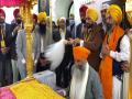 Punjab Cabinet delegation pays obeisance at Gurdwara Sri Kartarpur Sahib on eve of Prakash Purab - Hindi News | Punjab Cabinet delegation pays obeisance at Gurdwara Sri Kartarpur Sahib on eve of Prakash Purab | Latest national News at Lokmattimes.com