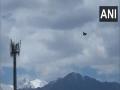 Military chopper, fighter jet activity seen in Ladakh's Leh - Hindi News | Military chopper, fighter jet activity seen in Ladakh's Leh | Latest national News at Lokmattimes.com