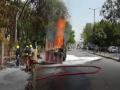 5,000-litre sanitiser destroyed in Hyderabad as lorry catches fire - Hindi News | 5,000-litre sanitiser destroyed in Hyderabad as lorry catches fire | Latest national News at Lokmattimes.com