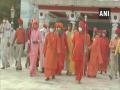 Adityanath takes out 'vijay julus' in his capacity as Mahant of Gorakhnath Math today - Hindi News | Adityanath takes out 'vijay julus' in his capacity as Mahant of Gorakhnath Math today | Latest national News at Lokmattimes.com