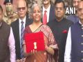 Nirmala Sitharaman dons rusty brown saree for her fourth budget presentation - Hindi News | Nirmala Sitharaman dons rusty brown saree for her fourth budget presentation | Latest national News at Lokmattimes.com
