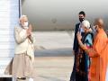 PM Modi arrives in Varanasi, to inaugurate Kashi Vishwanath Dham today - Hindi News | PM Modi arrives in Varanasi, to inaugurate Kashi Vishwanath Dham today | Latest national News at Lokmattimes.com
