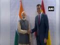 Rome: PM Modi meets Spanish Prime Minister Pedro Sanchez - Hindi News | Rome: PM Modi meets Spanish Prime Minister Pedro Sanchez | Latest international News at Lokmattimes.com