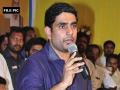 TDP's Nara Lokesh visits farmers arrested during protest for Amaravati as capital of Andhra Pradesh - Hindi News | TDP's Nara Lokesh visits farmers arrested during protest for Amaravati as capital of Andhra Pradesh | Latest politics News at Lokmattimes.com