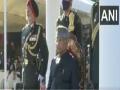 President Kovind reviews IMA passing out parade in Dehradun - Hindi News | President Kovind reviews IMA passing out parade in Dehradun | Latest national News at Lokmattimes.com