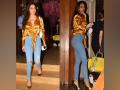 Kiara Advani turns heads with golden shirt for dinner - Hindi News | Kiara Advani turns heads with golden shirt for dinner | Latest maharashtra News at Lokmattimes.com