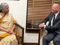 FM Sitharaman meets diplomatic adviser to Macron, discusses issues of mutual interest - Hindi News | FM Sitharaman meets diplomatic adviser to Macron, discusses issues of mutual interest | Latest politics News at Lokmattimes.com