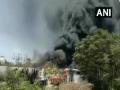 Massive fire breaks out in chemical tanker in Maharashtra's Palghar - Hindi News | Massive fire breaks out in chemical tanker in Maharashtra's Palghar | Latest maharashtra News at Lokmattimes.com