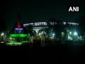 Parliament, Rashtrapati Bhawan illuminated on eve of Constitution Day - Hindi News | Parliament, Rashtrapati Bhawan illuminated on eve of Constitution Day | Latest national News at Lokmattimes.com