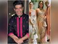 Manish Malhotra drops picture featuring Karisma Kapoor, Kareena Kapoor, Karan Johar from Ranbir, Alia's wedding - Hindi News | Manish Malhotra drops picture featuring Karisma Kapoor, Kareena Kapoor, Karan Johar from Ranbir, Alia's wedding | Latest maharashtra News at Lokmattimes.com