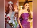 Miss Universe 2021 jury member Urvashi Rautela congratulates winner Harnaaz Sandhu - Hindi News | Miss Universe 2021 jury member Urvashi Rautela congratulates winner Harnaaz Sandhu | Latest entertainment News at Lokmattimes.com