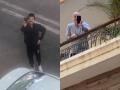 Anil Kapoor, Anupam Kher practice social distancing as they interact from balconies - Hindi News | Anil Kapoor, Anupam Kher practice social distancing as they interact from balconies | Latest entertainment News at Lokmattimes.com