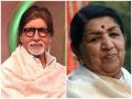 Amitabh Bachchan showers birthday wishes on Lata Mangeshkar - Hindi News | Amitabh Bachchan showers birthday wishes on Lata Mangeshkar | Latest entertainment News at Lokmattimes.com