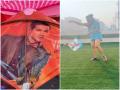 B-town stars enjoy kite-flying on Makar Sankranti - Hindi News | B-town stars enjoy kite-flying on Makar Sankranti | Latest entertainment News at Lokmattimes.com
