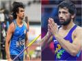 Tokyo Olympics, Day 12: Ravi Dahiya, Neeraj Chopra shine; women's hockey team loses semis (Review) - Hindi News | Tokyo Olympics, Day 12: Ravi Dahiya, Neeraj Chopra shine; women's hockey team loses semis (Review) | Latest other-sports News at Lokmattimes.com
