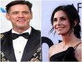 Courteney Cox admits she once had a crush on 'Ace Ventura' co-star Jim Carrey - Hindi News | Courteney Cox admits she once had a crush on 'Ace Ventura' co-star Jim Carrey | Latest entertainment News at Lokmattimes.com