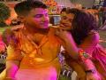 Nick Jonas celebrates his first Holi with Priyanka Chopra in Mumbai - Hindi News | Nick Jonas celebrates his first Holi with Priyanka Chopra in Mumbai | Latest entertainment News at Lokmattimes.com