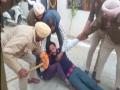 Scuffle breaks out between contractual workers, police personnel in Punjab - Hindi News | Scuffle breaks out between contractual workers, police personnel in Punjab | Latest national News at Lokmattimes.com