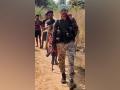 Chhattisgarh: DRGF jawan sets example, carries woman in labour pain to hospital - Hindi News | Chhattisgarh: DRGF jawan sets example, carries woman in labour pain to hospital | Latest national News at Lokmattimes.com