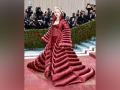 Gigi Hadid turns heads in red corset at Met Gala 2022 - Hindi News | Gigi Hadid turns heads in red corset at Met Gala 2022 | Latest lifestyle News at Lokmattimes.com