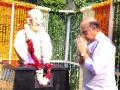 150th Gandhi Jayanti: Rajnath unveils Mahatma Gandhi's bust in Delhi Cantonment - Hindi News | 150th Gandhi Jayanti: Rajnath unveils Mahatma Gandhi's bust in Delhi Cantonment | Latest national News at Lokmattimes.com