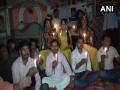 UP: Moradabad's Ramlila Committee protests over electricity connection - Hindi News | UP: Moradabad's Ramlila Committee protests over electricity connection | Latest national News at Lokmattimes.com
