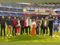 Celebrated anchor Lincia Rosario hosted the Friendship Cup, 2022 at Sharjah Stadium amidst cricket and Bollywood legends - Hindi News | Celebrated anchor Lincia Rosario hosted the Friendship Cup, 2022 at Sharjah Stadium amidst cricket and Bollywood legends | Latest business News at Lokmattimes.com