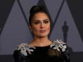 Salma Hayek receives star on Hollywood Walk of Fame - Hindi News | Salma Hayek receives star on Hollywood Walk of Fame | Latest entertainment News at Lokmattimes.com
