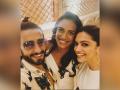 Ranveer Singh, Deepika Padukone celebrate PV Sindhu's Olympic win in town - Hindi News | Ranveer Singh, Deepika Padukone celebrate PV Sindhu's Olympic win in town | Latest entertainment News at Lokmattimes.com