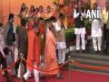 Yogi Adityanath arrives to attend BJP's national executive meeting in Delhi - Hindi News | Yogi Adityanath arrives to attend BJP's national executive meeting in Delhi | Latest politics News at Lokmattimes.com