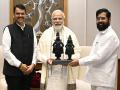 Maharashtra CM Eknath Shinde, Fadnavis call on PM Modi - Hindi News | Maharashtra CM Eknath Shinde, Fadnavis call on PM Modi | Latest politics News at Lokmattimes.com