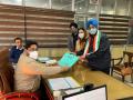 2022 Punjab polls: Congress MP Partap Bajwa files his nomination papers from Qadian constituency - Hindi News | 2022 Punjab polls: Congress MP Partap Bajwa files his nomination papers from Qadian constituency | Latest national News at Lokmattimes.com
